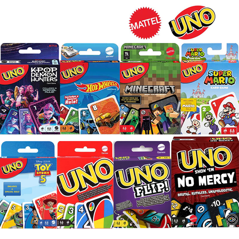 Cooperative Card Game - Mattel Games UNO Flip! Cartes de