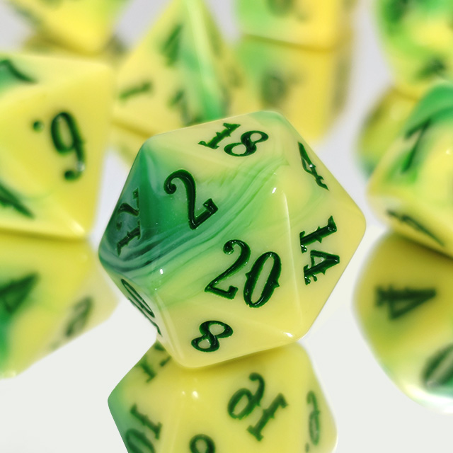Board Game Digital - Jeu de dés DND en acrylique