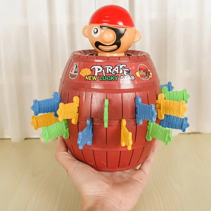Board Game Pirates - Jouet de baril de Pirate amusant,