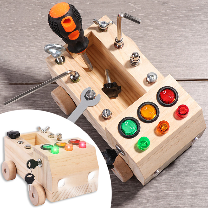 Board Game China - Planche en bois Montessori, jouets sensoriels,