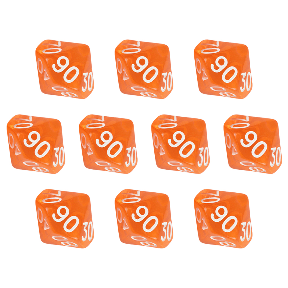 Jeu de dés D10(00-90) 10 pièce - Board Game Digital avis et prix