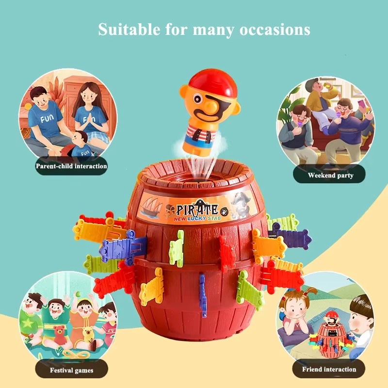Jeu de baril pirate interactif - Board Game Pirates avis et prix