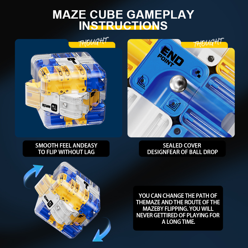 Jeu de puzzle en forme de cube - Board Game Race Track avis et prix