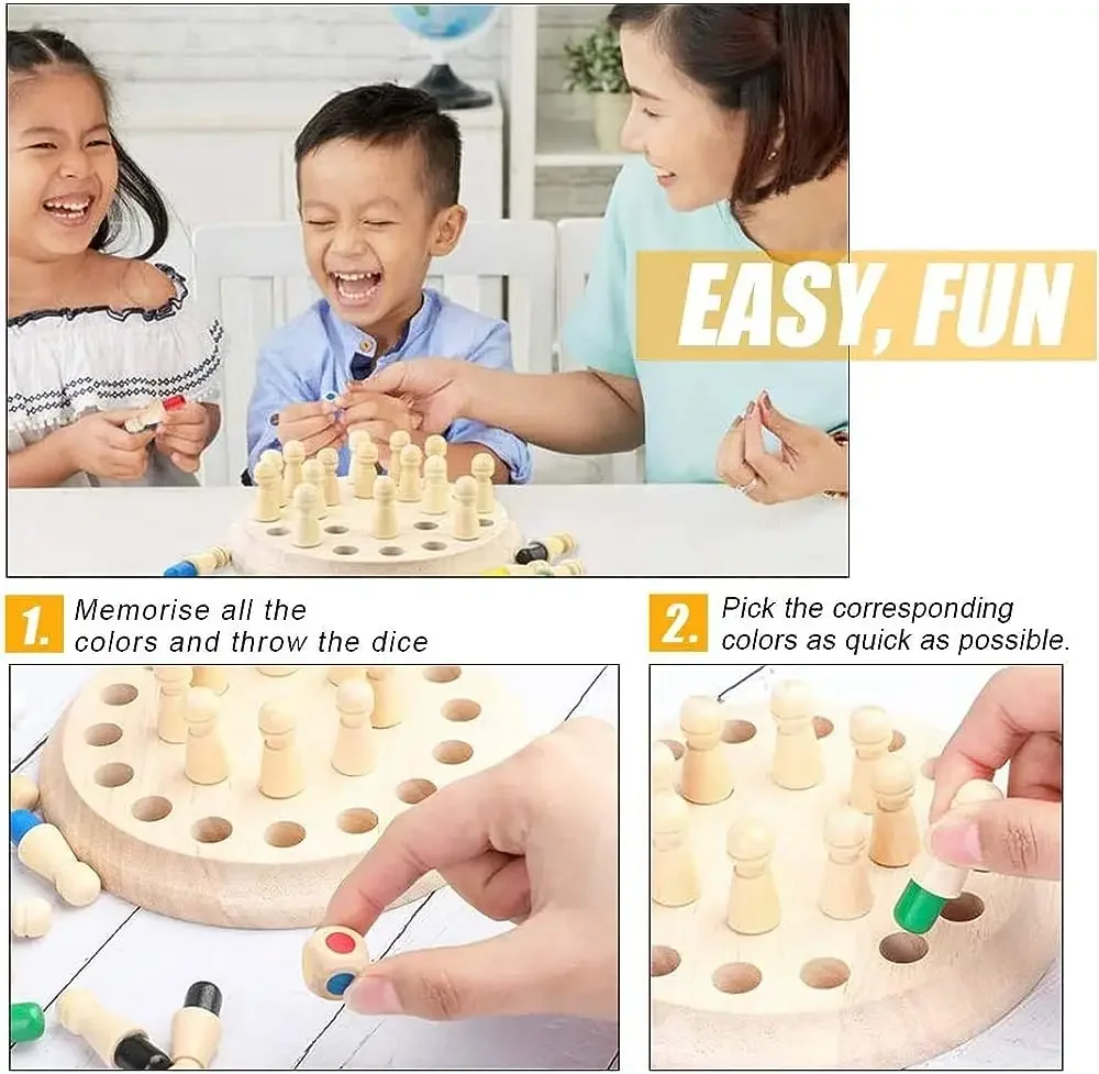 1 pièce Jeu de mémoire en bois - Board Game Of Life avis et prix