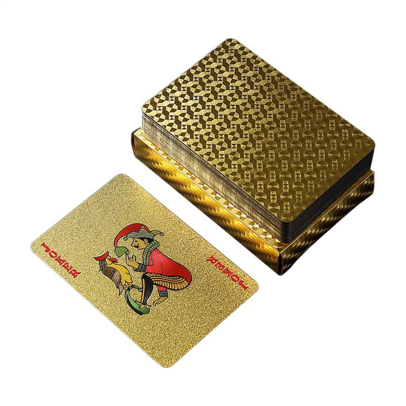 Cartes de Poker en feuille d'o - Board Game Festival avis et prix