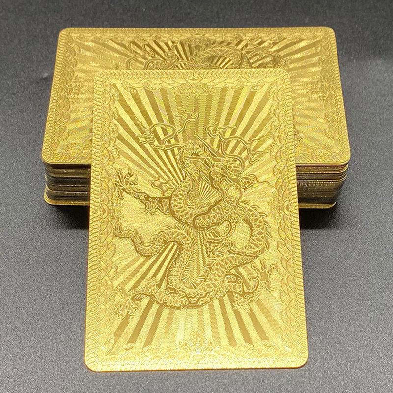 Cartes de Poker en feuille d'o - Board Game Festival avis et prix