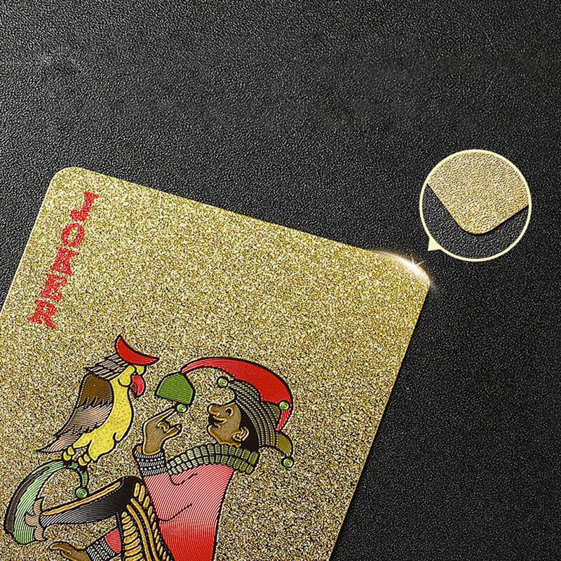 Cartes de Poker en feuille d'o - Board Game Festival avis et prix