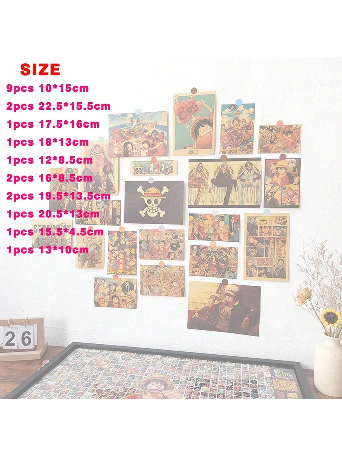 21 Affiches Vintage One Piece  - Board Game Pirates avis et prix