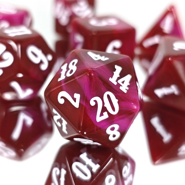 Ensemble de dés en acrylique d - Board Game Digital avis et prix